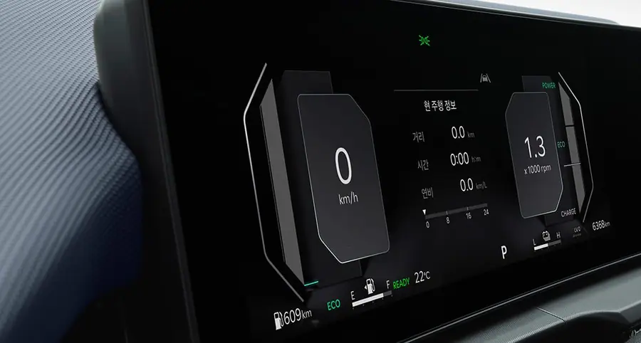 12.3인치 클러스터 팩(트렌디) 기아 공식 옵션 이미지
