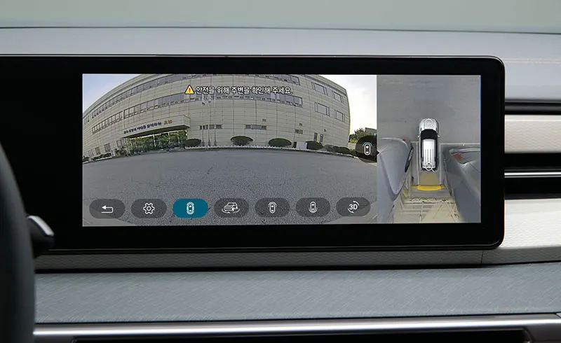 3D 어라운드 뷰 모니터링 시스템 KGM 공식 이미지